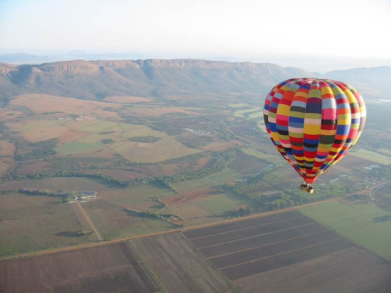 Hot air ballooning, Magaliesberg